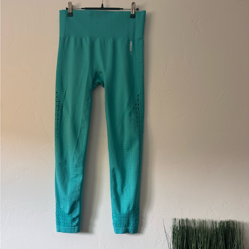 Gymshark Turquoise Energy Seamless Leggings